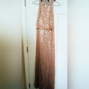 Sparkling Sequin Gown from the Jenny Yoo Collection Size 10